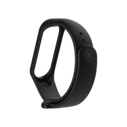 Ανταλλακτικό Band Ancus Wear για  Mi Band 3 και Mi Smart Band 4 Μαύρο