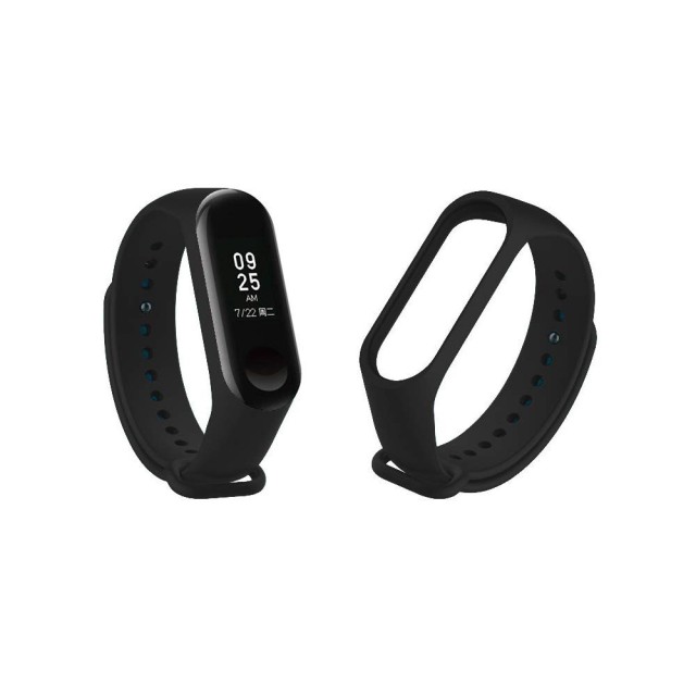 Ανταλλακτικό Band Ancus Wear για το Mi Band 3 και Mi Smart Band 4 Μαύρο