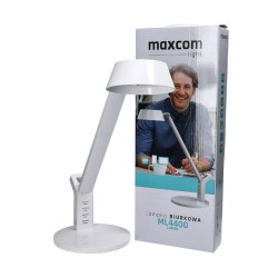 Φωτιστικό με Λάμπα LED Maxcom ML4400 Lumen 480 Lumens, με Πτυσσόμενο Βραχίονα και Ρύθμιση Έντασης Λευκό