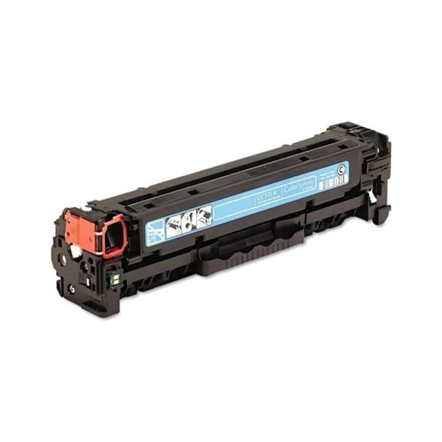 Toner HP CANON Συμβατό CC531A/CE411A/CF381A CRG-718 CRG-118 Σελίδες:2800 Cyan για Color LaserJet Pro 300, Color LaserJet Pro 400