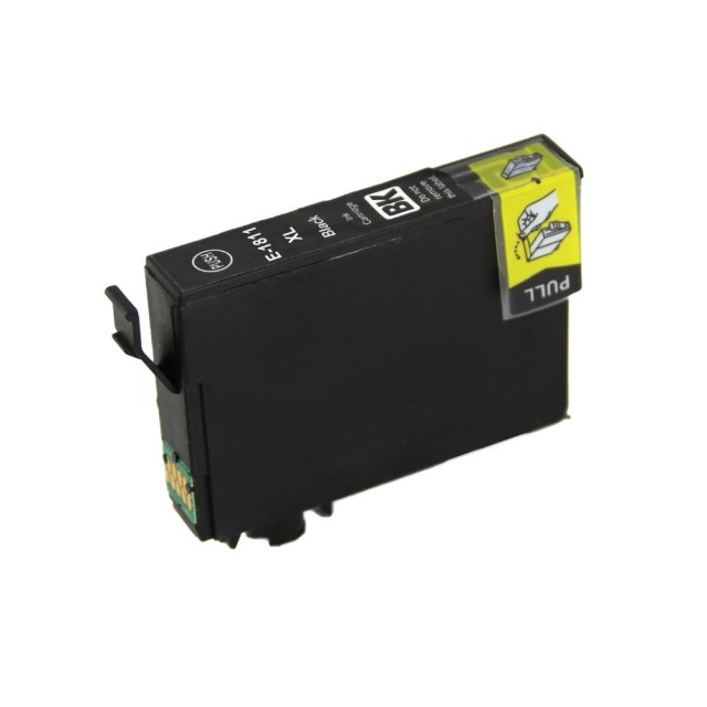 Μελάνι EPSON Συμβατό T1811 XL 18XL Σελίδες:450 Black για XP, 102, 202, 205, 212, 215, 30, 302, 305, 312, 315, 402, 405, 405WH, 412, 415
