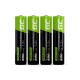 Μπαταρία Επαναφορτιζόμενη Green Cell GR04 800 mAh size AAA HR033 1.2V Τεμ. 4