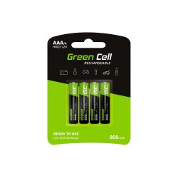 Μπαταρία Επαναφορτιζόμενη Green Cell GR04 800 mAh size AAA HR033 1.2V Τεμ. 4