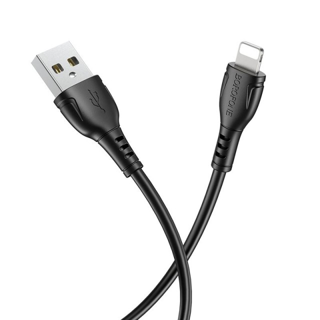 Καλώδιο Borofone BX51 Triumph USB σε Lightning 2.4A Μαύρο 1m