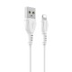 Καλώδιο Borofone BX51 Triumph USB σε Lightning 2.4A Λευκό 1m
