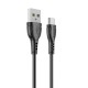 Καλώδιο σύνδεσης Borofone BX51 Triumph USB σε USB-C 2.4A 1μ Μαύρο