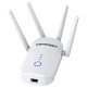 Wifi Repeater / Extender Dual Band Hi-Speed Comfast CF-WR758AC V2 1200Mbps Τετραπλής Κεραίας. Με Ευρωπαϊκή & UK πρίζα