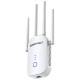 Wifi Repeater / Extender Dual Band Hi-Speed Comfast CF-WR758AC V2 1200Mbps Τετραπλής Κεραίας. Με Ευρωπαϊκή & UK πρίζα