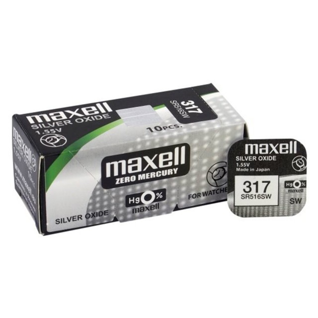 Buttoncell Maxell 317 SR516SW Τεμ. 1