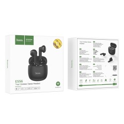 Wireless Hands Free Hoco ES56 Scout TWS V5.1 Εναλλαγή Master/Slave και Συμβατότητα με Siri / Google Assistant Μαύρο