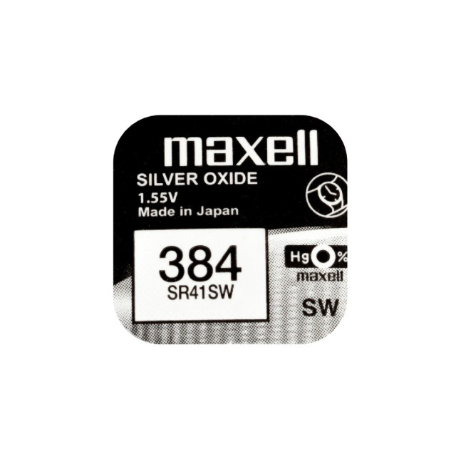 Buttoncell Maxell 384-392 SR41SW-SR41W Τεμ. 1