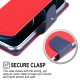 Θήκη Book Goospery Fancy Diary για Apple iPhone 13/ iPhone 14 Κόκκινο - Μπλε