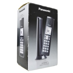Ασύρματο Ψηφιακό Τηλέφωνο Panasonic KX-TGK210GRB Μαύρο με Χτυπημένη Συσκευασία