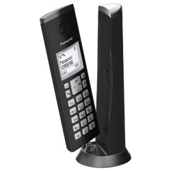 Ασύρματο Ψηφιακό Τηλέφωνο Panasonic KX-TGK210GRB Μαύρο με Χτυπημένη Συσκευασία
