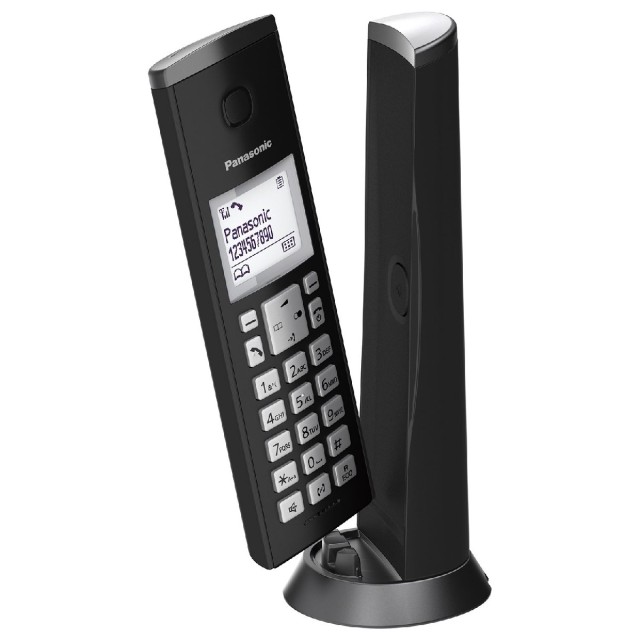 Ασύρματο Ψηφιακό Τηλέφωνο Panasonic KX-TGK210GRB Μαύρο με Χτυπημένη Συσκευασία Ασύρματο Ψηφιακό Τηλέφωνο Panasonic KX-TGK210GRB Μαύρο με Χτυπημένη Συσκευασία