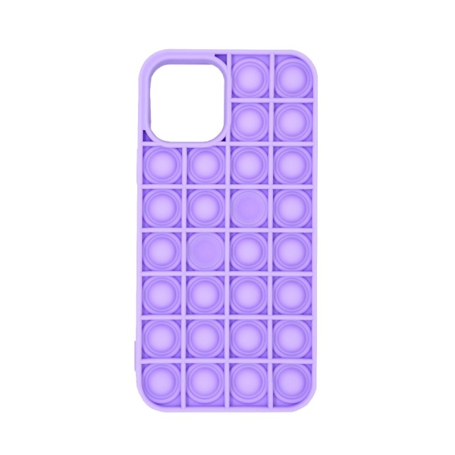 Θήκη Ancus TPU Pop It για Apple iPhone 12 / 12 Pro Μωβ