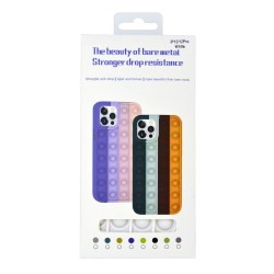 Θήκη Ancus TPU Pop It για Apple iPhone 12 / 12 Pro Λευκό