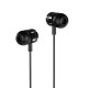 Hands Free Ancus Harmony MD44 in-Earbud Stereo 3.5mm Μαύρο με Μικρόφωνο και Πλήκτρο Λειτουργίας 1,2μ