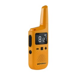 Walkie Talkie Motorola T72 GO ACTIVE IP54, Κίτρινο, Εύρος Κάλυψης 8Km, iVOX/VOX με Yποδοχή Hands-Free 2.5mm , 24h Battery Life