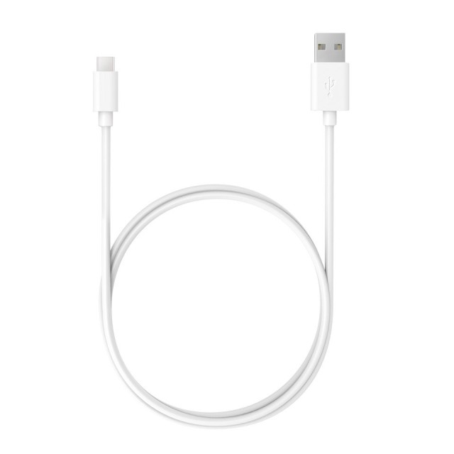 Καλώδιο Σύνδεσης και Φόρτισης Ancus Flow E44 USB σε USB-C 2.0A 480Mbps Data Transfer Λευκό 1μ.