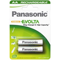 Μπαταρία Επαναφορτιζόμενη Panasonic size AA HHR3MVE/2BC 1900 mAh 1.2V Τεμ. 2