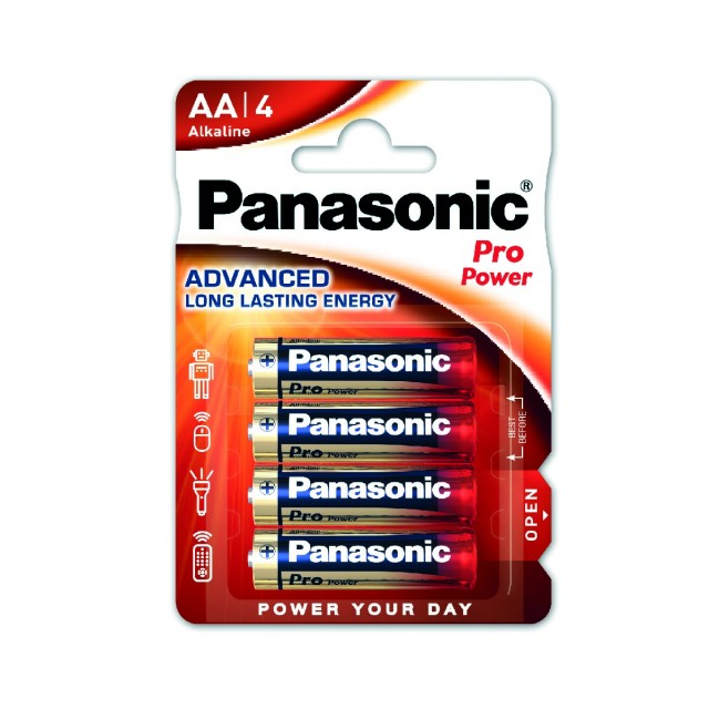 Μπαταρία Αλκαλική Panasonic Alcaline Pro Power LR6PPG/4BP size AA 1.5 V Τεμ. 4