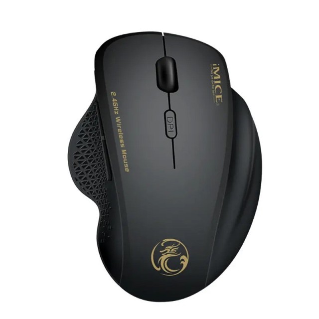 Ασύρματο Ποντίκι iMICE 6G Gaming Mouse1600dpi 2.4GHz Μαύρο