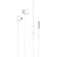 Hands Free Hoco M88 Graceful Earphones Stereo 3.5mm Λευκό 1.2μ με Μικρόφωνο και Πλήκτρο Λειτουργίας