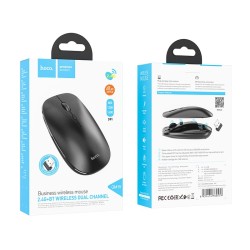 Bluetooth Ποντίκι Hoco GM15 Business Wireless Mouse με 3 Πλήκτρα Μαύρο DPI 800-1200-1600