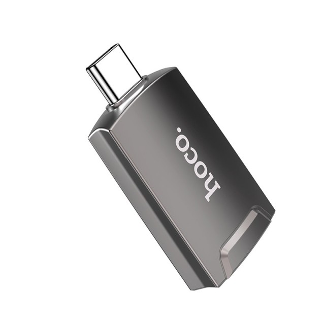 Αντάπτορας Hoco UA19 USB-C σε HDMI 4K 30Hz (3840*2160P) Θηλυκό Γκρι