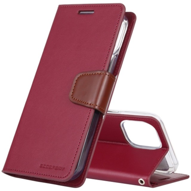 Θήκη Book Goospery Sonata Diary Case για Apple iPhone 12 Pro Max Μπορντώ