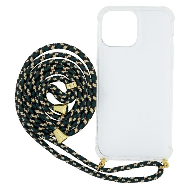 Θήκη Goospery Strap Case για  Apple IPhone 13 Pro Μαύρο Πράσινο