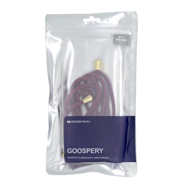 Θήκη Goospery Strap Case για  Apple IPhone 11 Pro Max Μπορντώ