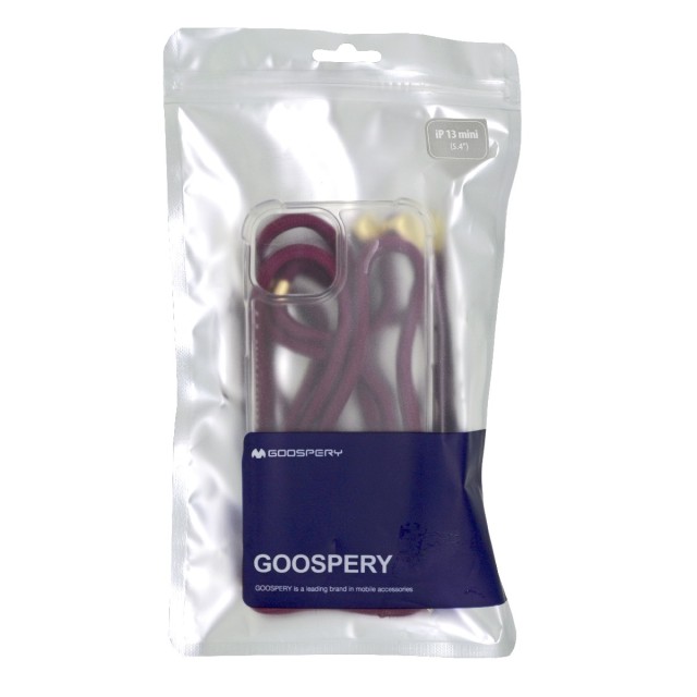 Θήκη Goospery Strap Case για  Apple IPhone 13 Mini Μπορντώ