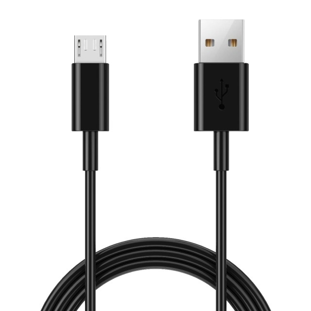 Καλώδιο Σύνδεσης και Φόρτισης Ancus Flow E44 USB σε Micro-USB 2.0A 480Mbps Data Transfer Μαύρο 1μ.