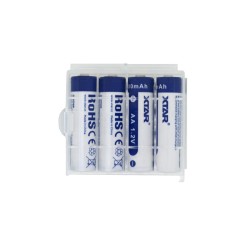 Μπαταρία Επαναφορτιζόμενη Xtar 2200mAh Ni-MH 1.2V Τεμ. 4 με Κουτί Αποθήκευσης AA