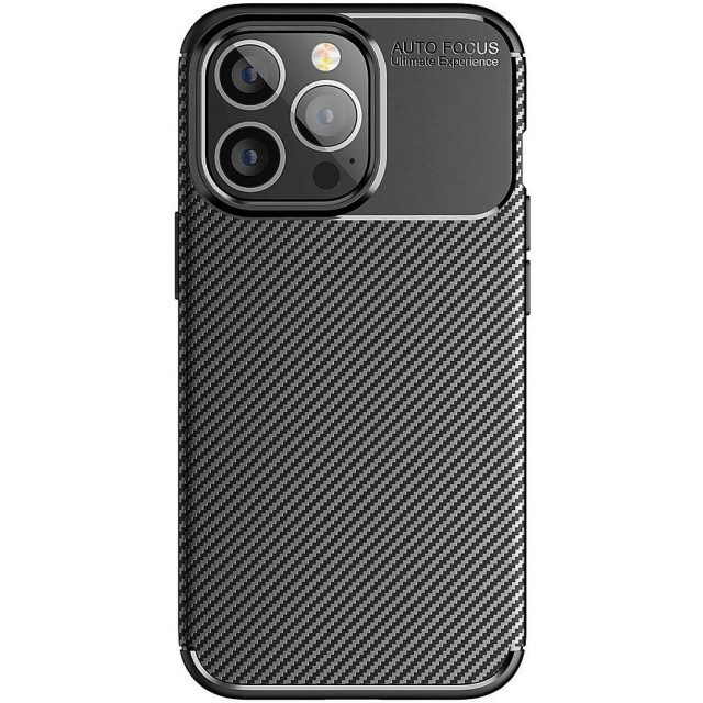 Θήκη Ancus AutoFocus Carbon Fiber για Apple iPhone 13 Pro Μαύρη