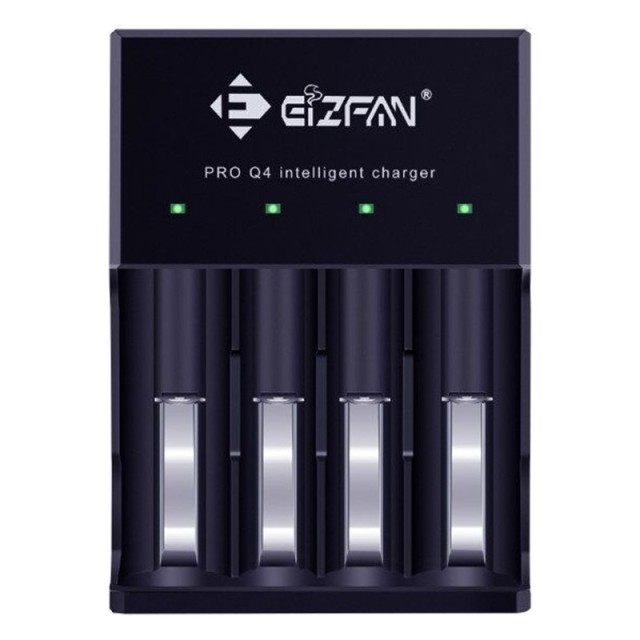 Φορτιστής Μπαταριών EiZfan Pro Q4  3.6V 4 Θέσεων με Ένδειξη Led