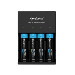 Φορτιστής Μπαταριών EiZfan Pro Q4  3.6V 4 Θέσεων με Ένδειξη Led