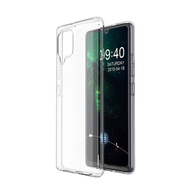 Θήκη TPU Ancus Clear 2.0mm για Samsung A12 A125F F12 F127G M12 M127F Διάφανη