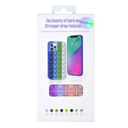 Θήκη Ancus TPU Pop It για Apple iPhone 13 Pro Max Μώβ Λιλά Ρόζ  Μπέζ