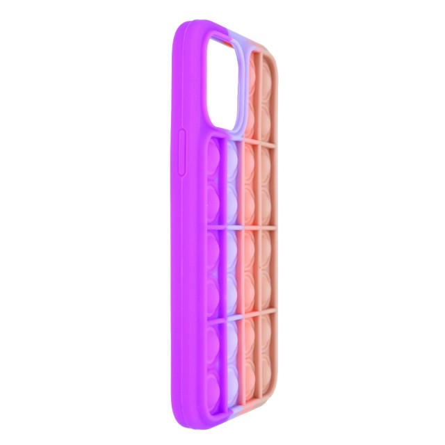 Θήκη Ancus TPU Pop It για Apple iPhone 13 Pro Max Μώβ Λιλά Ρόζ  Μπέζ