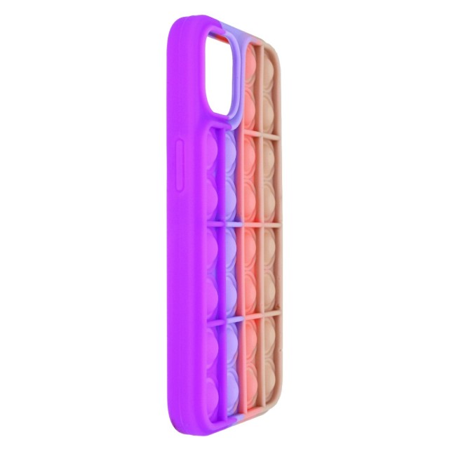 Θήκη Ancus TPU Pop It για Apple iPhone 13/ iPhone 14 Μώβ Λιλά Ρόζ Μπέζ