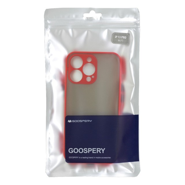 Θήκη Goospery Camera Protect Peach Garden Bumper για Apple iPhone 13 Pro Κόκκινο