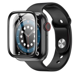 Tempered Glass Hoco A29 0.33mm 9H 3D Hot bending 44mm για iWatch Series4/5/6/SE Μαύρο