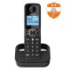 Ασύρματο Ψηφιακό Τηλέφωνο Alcatel F860 DUO  με Ανοιχτή Ακρόαση και Δυνατότητα Αποκλεισμού Κλήσεων  Μαύρο