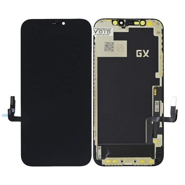 Οθόνη & Μηχανισμός Αφής για Apple iPhone 12 / 12 Pro OLED GX Μαύρη