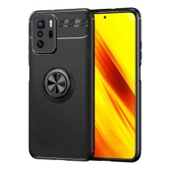 Θήκη Ancus Autofocus Shockproof με Ring Holder για Xiaomi Poco X3 GT Μαύρο