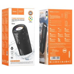 Φορητό Ηχείο Wireless Hoco BS48 Artistic sports IPX5 V5.1 TWS 2x5W 1200mAh Ενσωματωμένο Μικρόφωνο FM USB AUX θύρα και Micro SD Μαύρο