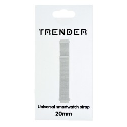 Ανταλλακτικό Λουράκι Trender TR-NY20WH Nylon 20mm Λευκό